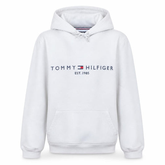 Tommy Hilfiger Men's White M Pullover Hoodie Classic Logo