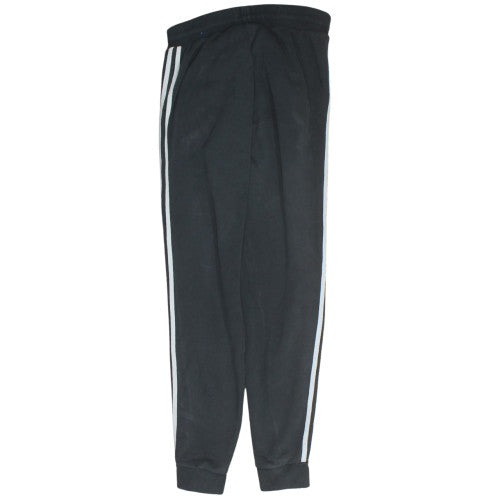 adidas Mens Black Jogger Trousers Size S Regular Fit Sportswear