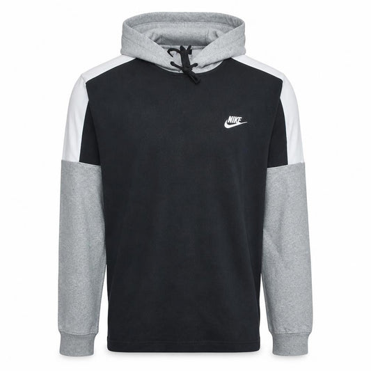 Nike Mens Black Grey Pullover Hoodie Medium Regular Fit