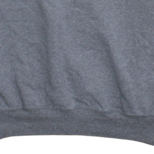 Champion Men Grey Pullover Crew Neck Sweatshirt Size L