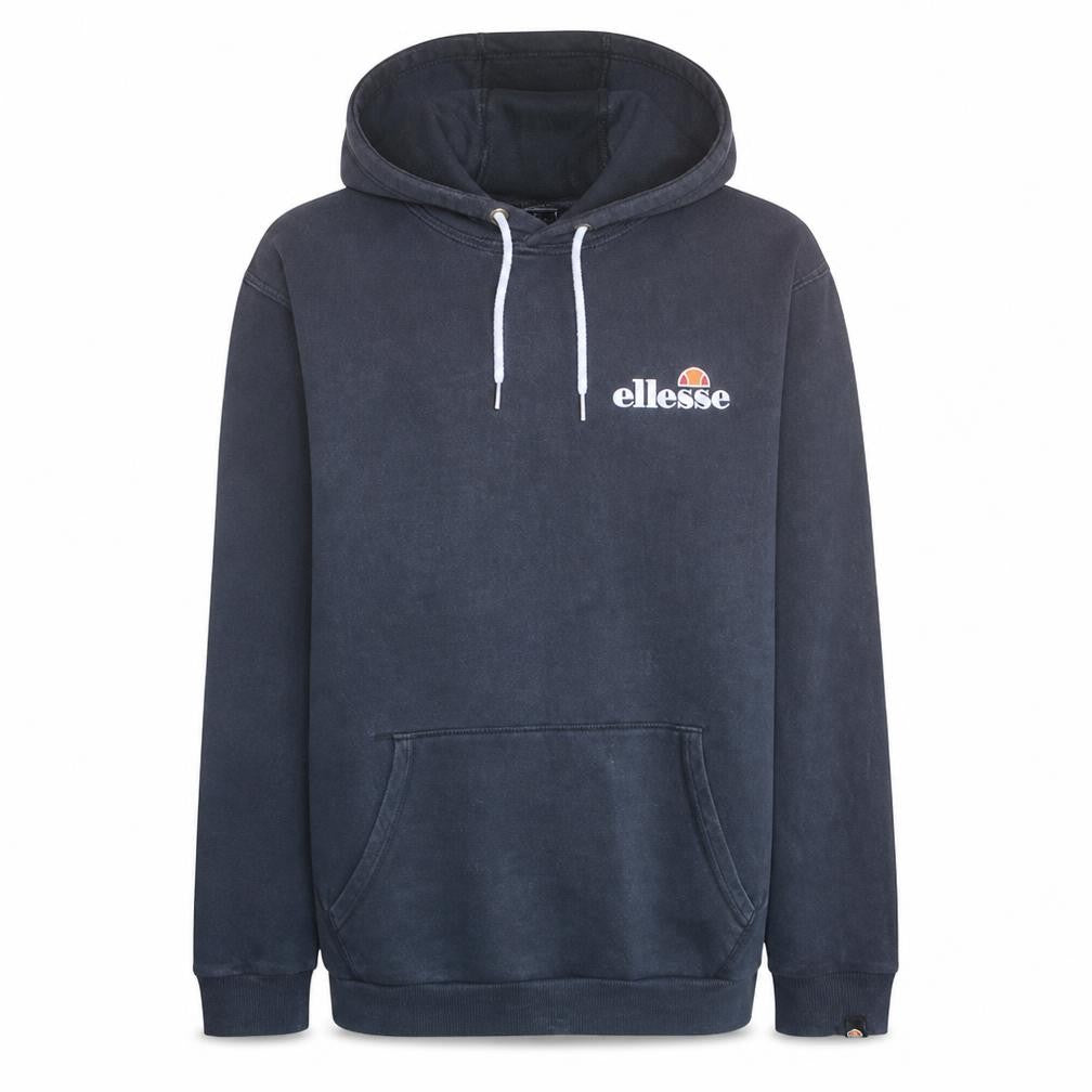 Ellesse Mens Blue XL Pullover Hoodie with Logo and Front Pocket