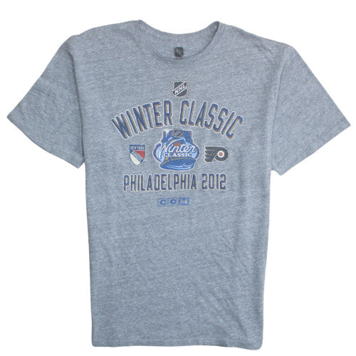 CCM Men's Grey Winter Classic 2012 NHL Graphic T-Shirt XL