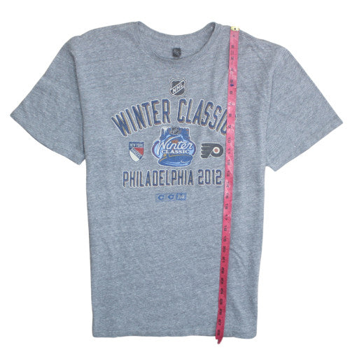 CCM Men's Grey Winter Classic 2012 NHL Graphic T-Shirt XL