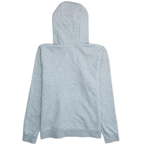 Nike Men's Grey Pullover Hoodie M Regular Fit Fleece Sweatshirt