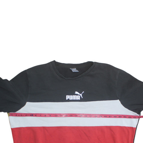 Puma Mens Multicoloured 2XL Crew Neck Pullover Sweatshirt