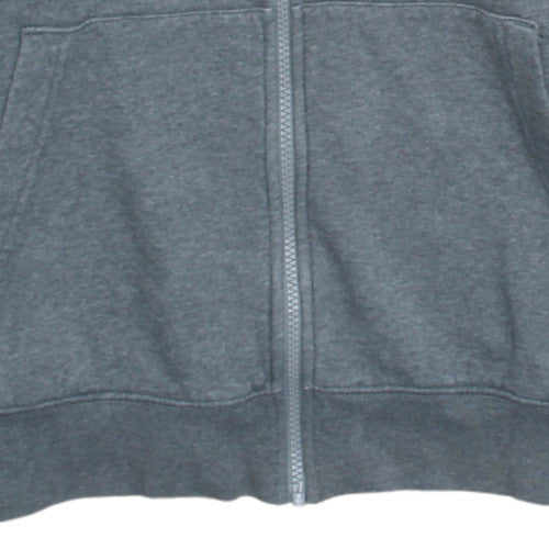 Nike Men's Grey Full Zip Hoodie L Fleece Sportswear