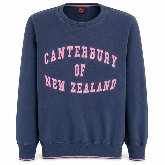 Canterbury Men's Blue Crew Neck Pullover Sweatshirt M