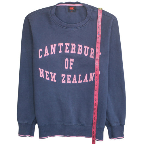 Canterbury Men's Blue Crew Neck Pullover Sweatshirt M