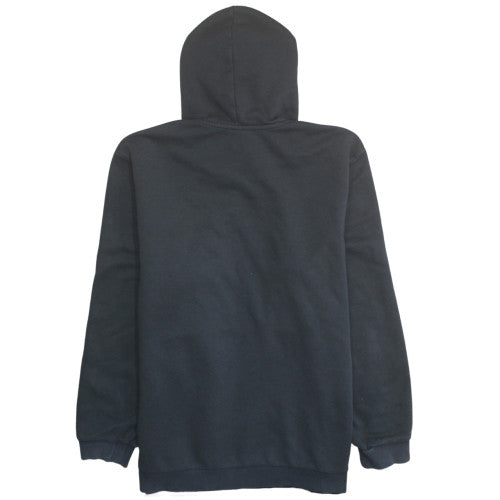 Adidas Men’s Black 2XL Pullover Hoodie with Logo and Stripes