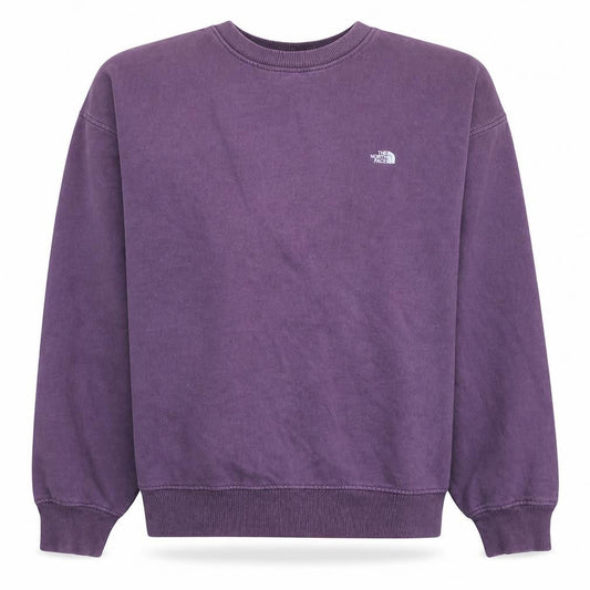 The North Face Unisex Purple XL Pullover Sweatshirt Crew Neck Fleece