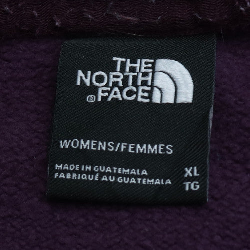 The North Face Unisex Purple XL Pullover Sweatshirt Crew Neck Fleece
