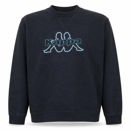 Kappa Mens Black XL Classic Crew Neck Sweatshirt