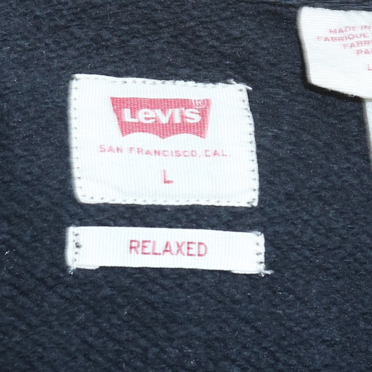 Levi's Men's Multicoloured Relaxed Fit Crew Neck Sweatshirt L