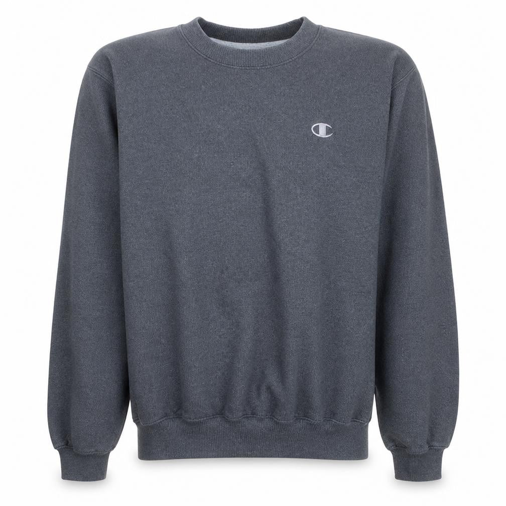 Champion Men's Grey Pullover Crew Neck Sweatshirt Size S