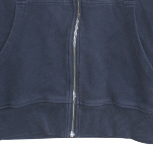 Fred Perry Mens Blue Full Zip Hoodie Size L Classic Logo