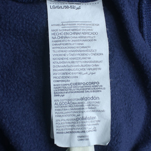 Under Armour Mens Blue Full Zip Athletic Hoodie L