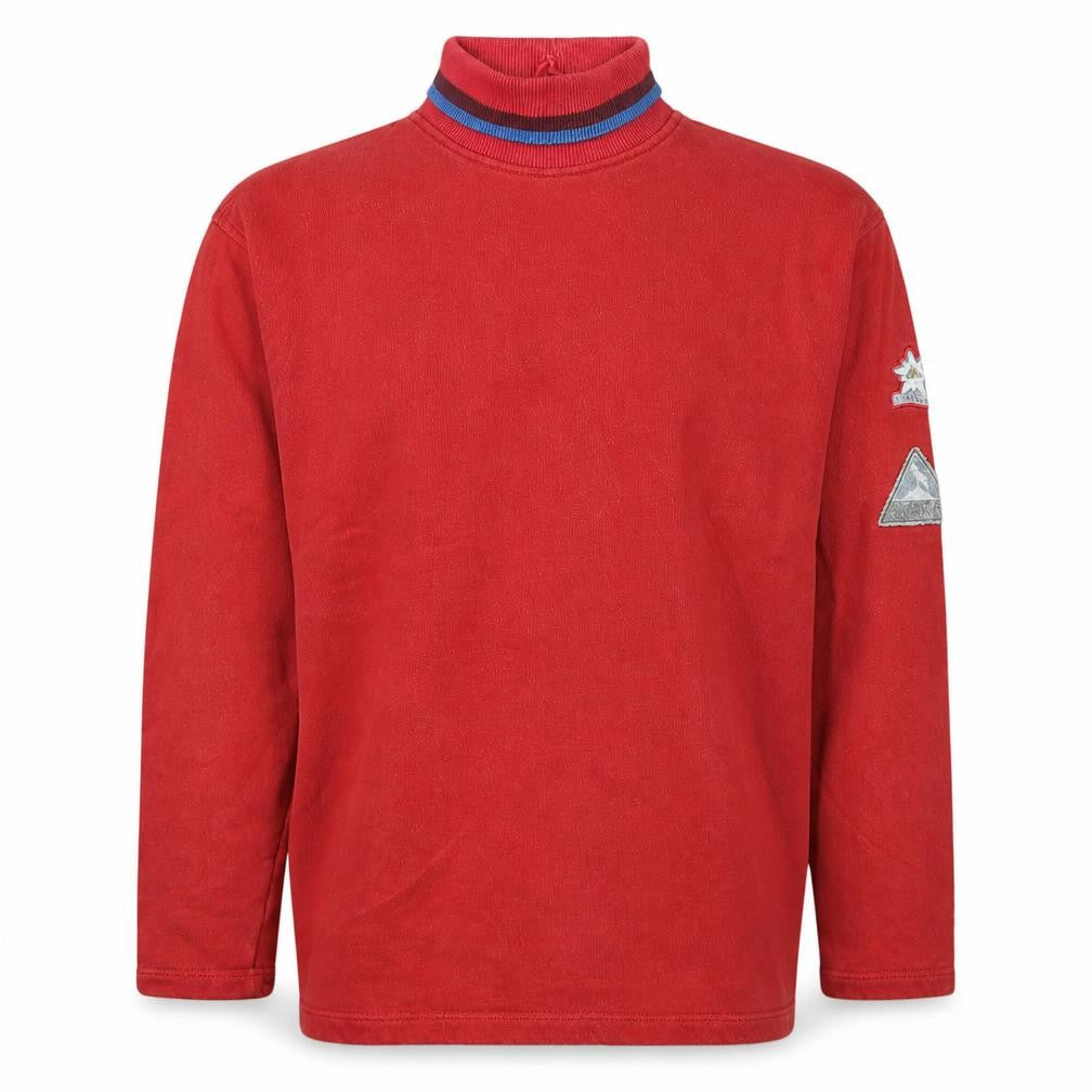Hugo Boss Men's Red High Neck Pullover Sweatshirt Size S