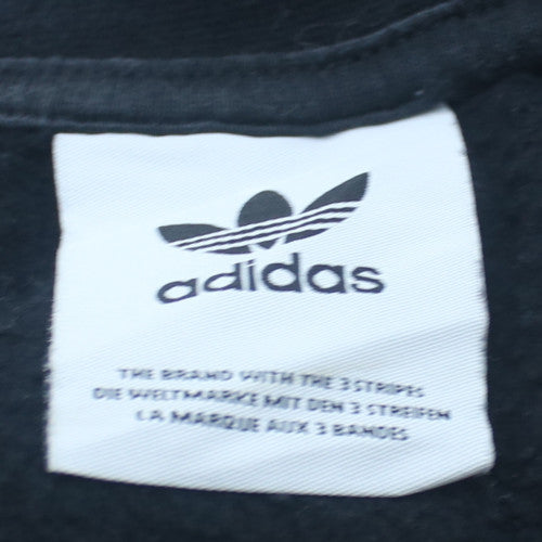 Adidas Men's Black Crew Neck Pullover Sweatshirt Size M