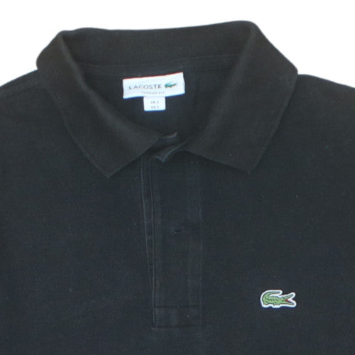 Lacoste Men's Black Classic Fit Cotton Polo Shirt Size S