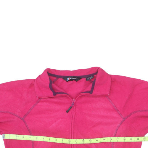 Berghaus Womens Pink Fleece Full Zip Jacket Size 12