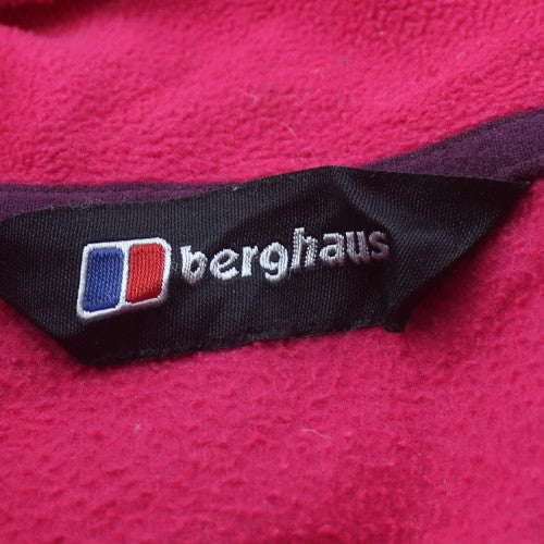 Berghaus Womens Pink Fleece Full Zip Jacket Size 12