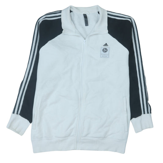 Adidas Men's White XL Full Zip Sports Sweatshirt