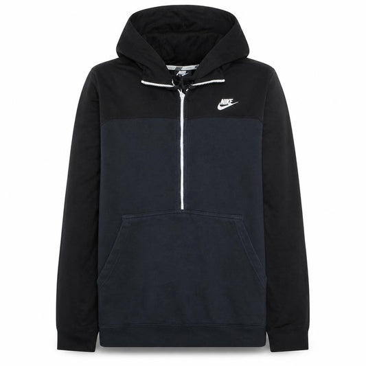 Nike Mens Black XL 1/2 Zip Hoodie Sweatshirt Pullover