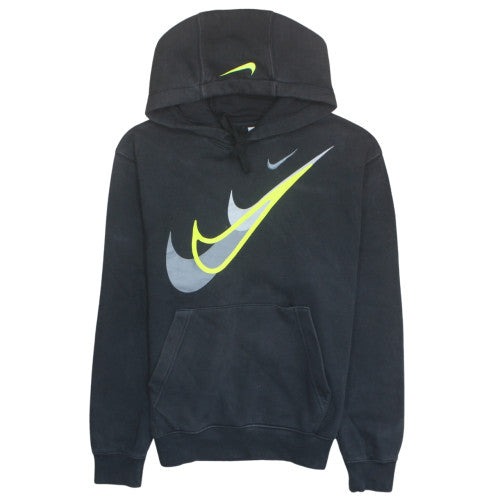 Nike Men's Black XS Pullover Hoodie with Logo Graphic Print