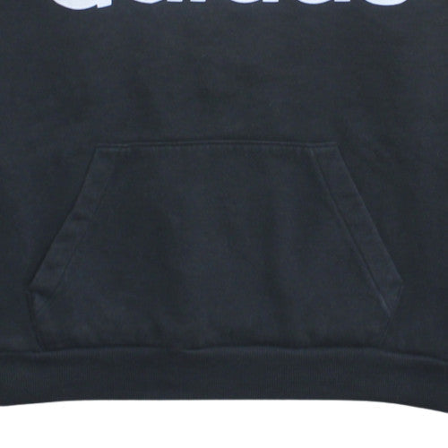 Adidas Mens Black Pullover Hoodie Large Logo Sportswear Sweatshirt
