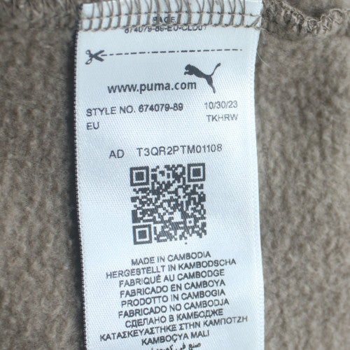 Puma Men's Brown XL Pullover Hoodie Fleece Sweatshirt