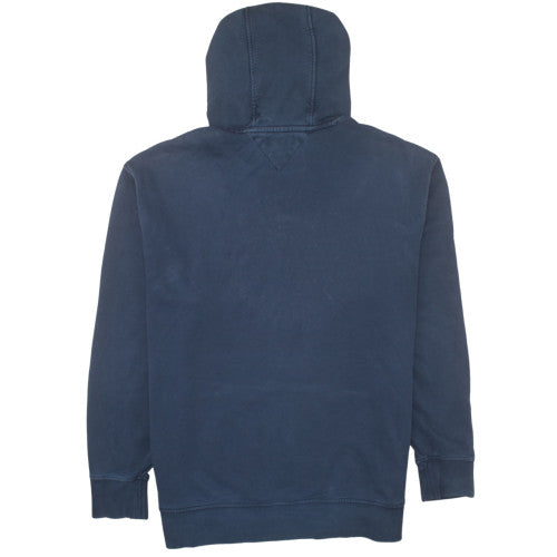Tommy Hilfiger Men's Blue Pullover Hoodie Size M NY Logo Sweatshirt