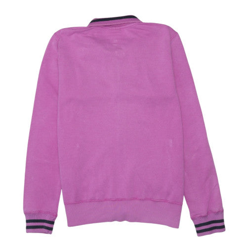 Nike Womens Pink Full Zip Sweatshirt Jacket Size L Cotton Blend