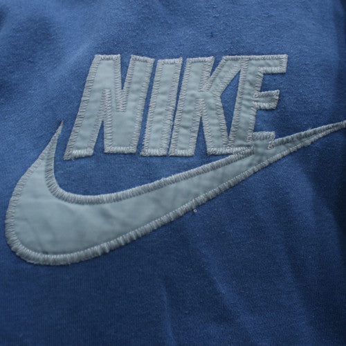Nike Men's Blue Pullover Hoodie M Graphic Fleece Sportswear