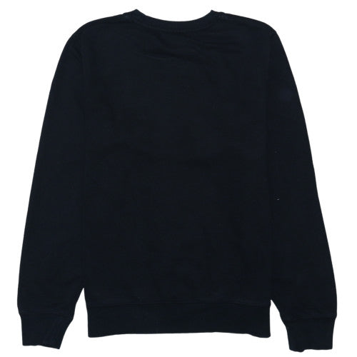 Champion Men's Black L Pullover Crew Neck Logo Sweatshirt