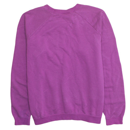 Nike Womens Purple Crew Neck Pullover Sweatshirt Large