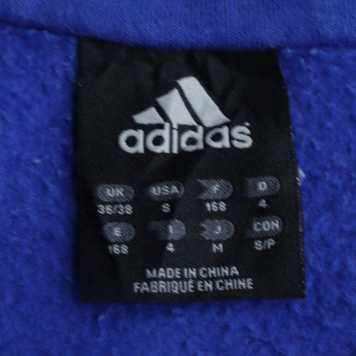 Adidas Mens Blue FIFA 1/4 Zip Sweatshirt Small Sports Logo