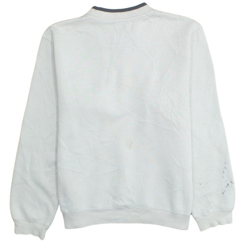 Kappa Men's White Medium Pullover Sweatshirt Logo Sportswear Vintage