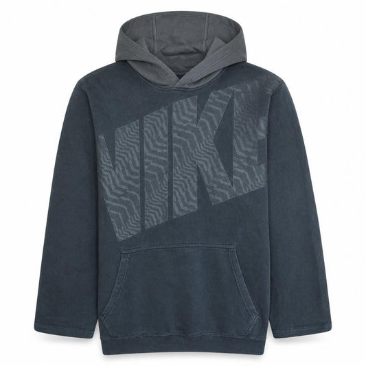 Nike Men's Black Pullover Hoodie L Graphic Print Fleece