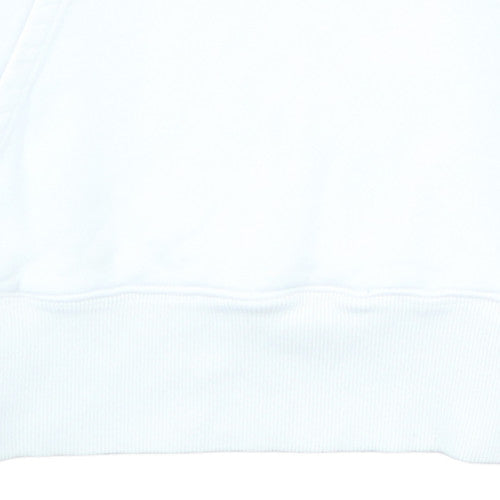 Tommy Jeans Women's White Small Pullover Hoodie with Logo