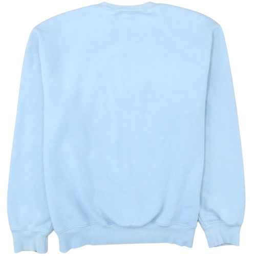 Carhartt Men's Blue Logo Crew Neck Sweatshirt Size L