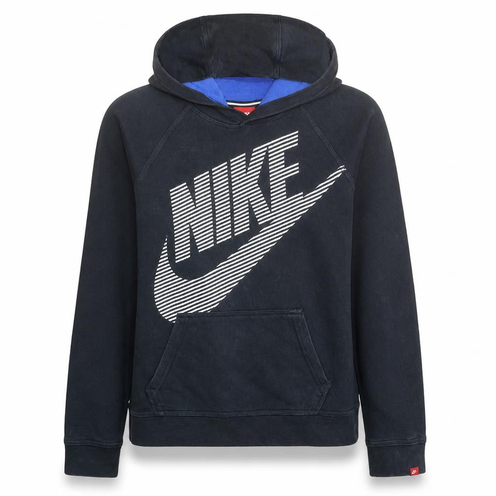 Nike Womens Black XL Pullover Hoodie Cotton Blend Casual Sweatshirt