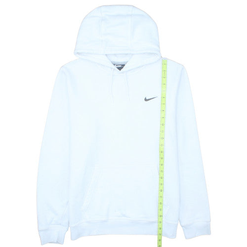 Nike Men's White Pullover Hoodie L Hooded Fleece Sweatshirt
