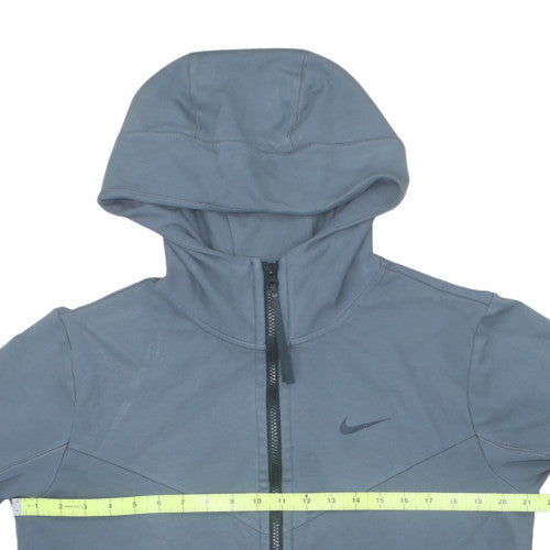 Nike Men's Blue Full Zip Lightweight Hoodie Size M