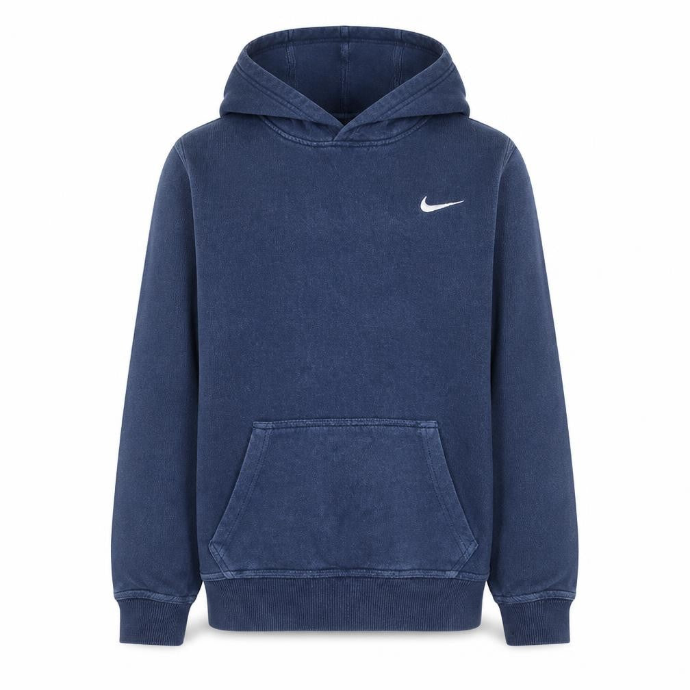 Nike Boys Blue Pullover Hoodie XL 13-15 Years Fleece Logo Sweatshirt