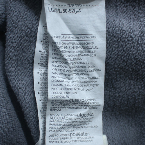 Under Armour Men's Grey Full Zip Hoodie WRU Logo Size L