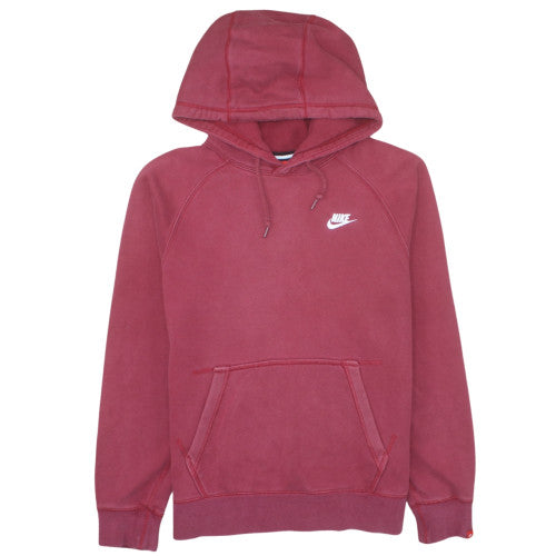Nike Men’s Red Pullover Fleece Hoodie Sweatshirt Size M