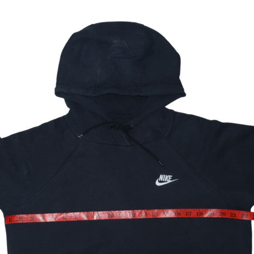 Nike Women's Black Pullover Hoodie Medium Cotton Blend Sweatshirt