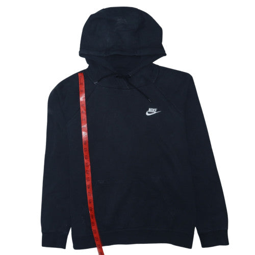 Nike Women's Black Pullover Hoodie Medium Cotton Blend Sweatshirt