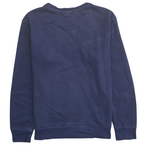 Polo Ralph Lauren Boys Navy Blue L (14-16) Cotton Blend Crew Neck Sweatshirt