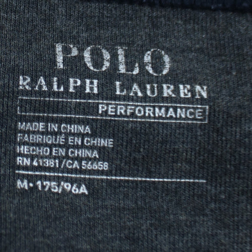 Polo Ralph Lauren Men's Blue Pullover Sweatshirt M Crew Neck Logo